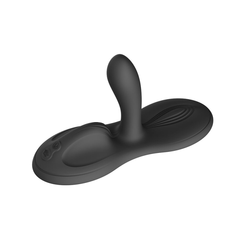 Смарт-вібратор – Zalo Flora Smart Pad Obsidian Black – підігрів до 42 °C, 9 моторів