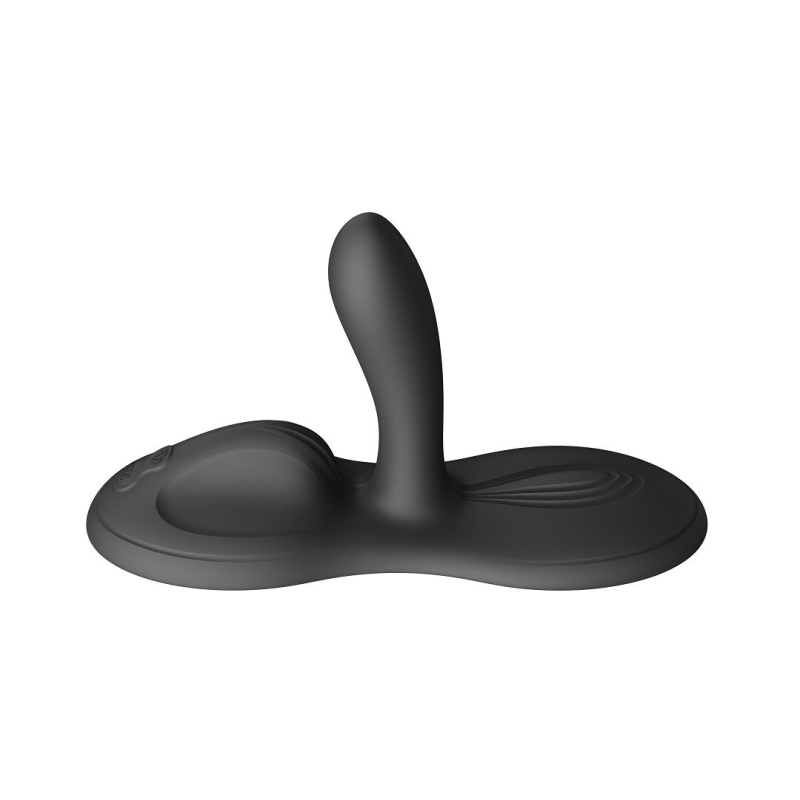Смарт-вібратор – Zalo Flora Smart Pad Obsidian Black – підігрів до 42 °C, 9 моторів