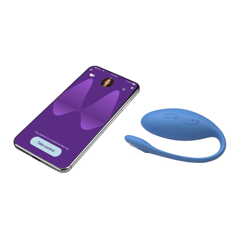 Смарт-віброяйце – We-Vibe Jive Blue – дистанційне керування на відстані з телефона через застосунок