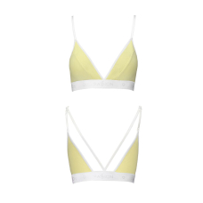 Спортивний топ з подвійними бретелями Passion PS007 TOP M, жовтий