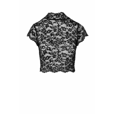 Топ Noir Handmade F303 Essence lace top with high collar – M