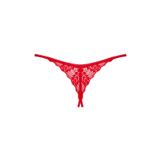 Трусики з доступом Obsessive Ingridia crotchless thong M/L, бродовий
