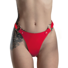 Трусики з натуральної шкіри Feral Feelings – String Bikini Червоний