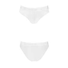 Трусики з широкою гумкою і мереживом Passion PS001 PANTIES L, білий