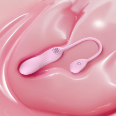 Вагинальное виброяйцо с рифленой поверхностью Good Vibes Only SIVA Bullet Vibrator Soft Silicone, розового цвета