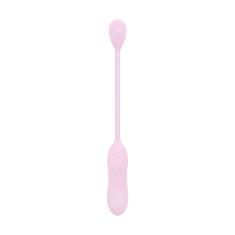 Вагинальное виброяйцо с рифленой поверхностью Good Vibes Only SIVA Bullet Vibrator Soft Silicone, розового цвета