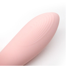 Вагінально-кліторальний вібратор – KISTOY Tina Mini Light Pink – 3 режима вакууму, 10 режимів вібрацій