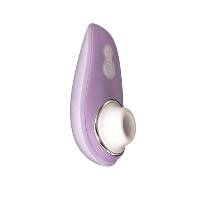 Вакуумный клиторальный стимулятор – Womanizer Liberty Lilac – магнитная крышка, 2 насадки