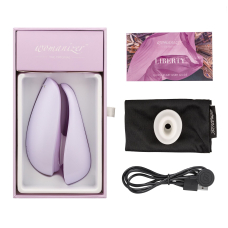 Вакуумний кліторальний стимулятор – Womanizer Liberty Lilac – магнітна кришка, 2 насадки