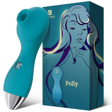 Вакуумний стимулятор – KISTOY Polly Blue – 3 режими, якісний силікон, м’який чохол