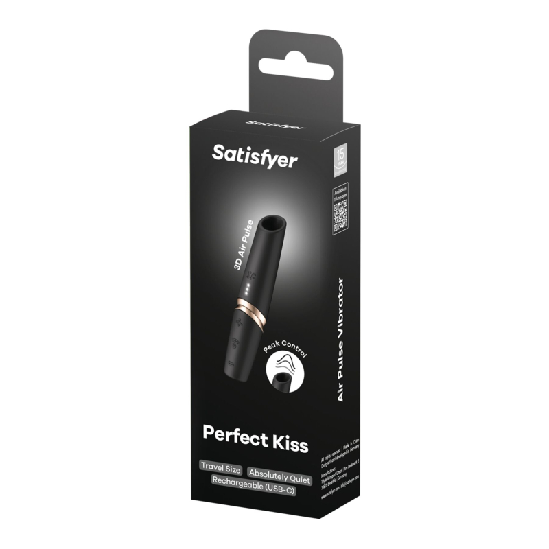 Вакуумний стимулятор – Satisfyer Perfect Kiss, 3D Air Pulse, 30 режимів роботи
