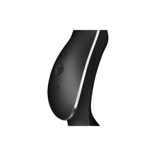Вакуумний стимулятор з вібрацією – Satisfyer Curvy Trinity 2 Black – 12 варіантів вібрації, 11 рівнів вакууму