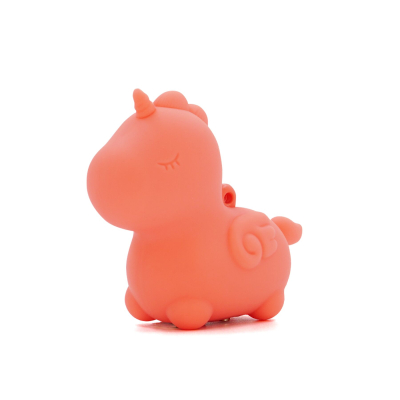 Вибратор-брелок мини-единорог для клитора Unihorn Mini Peachy Pony, персикового цвета