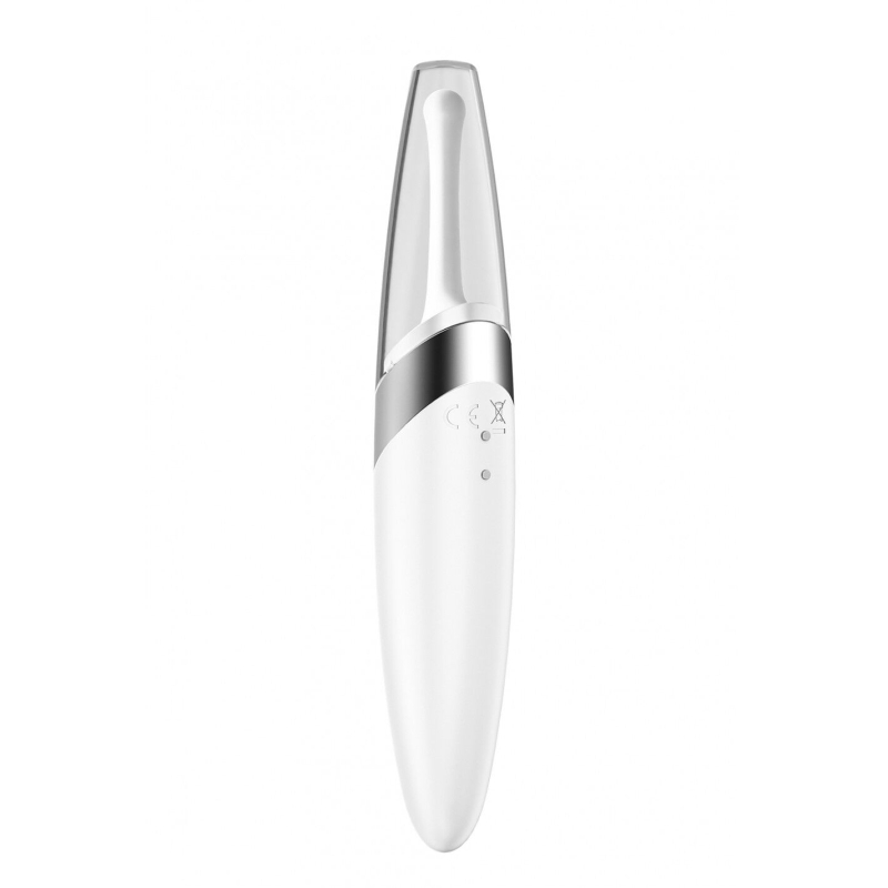 Вібратор для клітора – Satisfyer Twirling Delight White – 40 комбінацій, магнітна зарядка