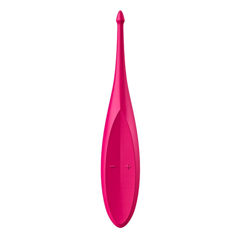 Вібратор для клітора – Satisfyer Twirling Fun Magenta – 5 рівнів інтенсивності, 7 ритмічних малюнків, водозахист