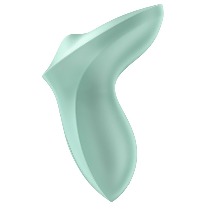 Вібратор для клітора з перлинною стимуляцією – Satisfyer Exciterrr Mint – 10 вібро режимів + 13 рухів перлини