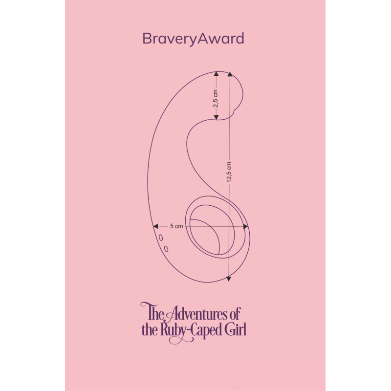 Вибратор для точки G – FairyGasm BraveryAward Blue – 9 режимов вибрации, гибкий корпус