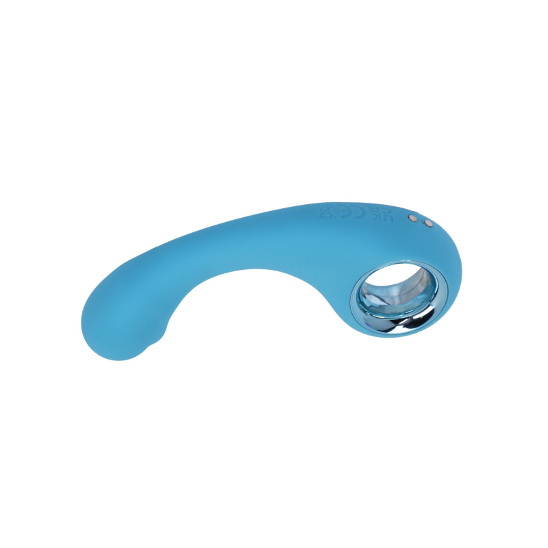 Вибратор для точки G – FairyGasm BraveryAward Blue – 9 режимов вибрации, гибкий корпус