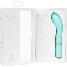 Вібратор для точки G – Pillow Talk Sassy Teal з кристалом Swarovski, у розкішній подарунковій упаковці