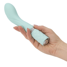 Вібратор для точки G – Pillow Talk Sassy Teal з кристалом Swarovski, у розкішній подарунковій упаковці