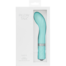Вібратор для точки G – Pillow Talk Sassy Teal з кристалом Swarovski, у розкішній подарунковій упаковці