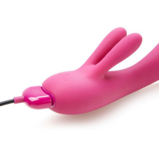 Вібратор-кролик Je Joue Fifi Fuchsia – 5 рівнів вібрації, 9 режимів пульсації, одночасна стимуляція точки G та клітора