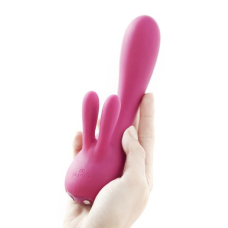 Вібратор-кролик Je Joue Fifi Fuchsia – 5 рівнів вібрації, 9 режимів пульсації, одночасна стимуляція точки G та клітора