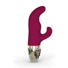 Вібратор-кролик – Mystim Hop Hop Bob Fuchsia – потужний мотор, 8 режимів + 5 рівнів інтенсивності, гнучкий стовбур