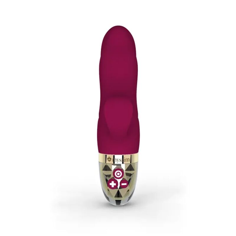 Вібратор-кролик – Mystim Hop Hop Bob Fuchsia – потужний мотор, 8 режимів + 5 рівнів інтенсивності, гнучкий стовбур