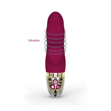 Вібратор-кролик – Mystim Hop Hop Bob Fuchsia – потужний мотор, 8 режимів + 5 рівнів інтенсивності, гнучкий стовбур