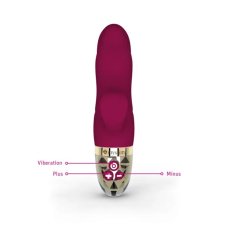 Вібратор-кролик – Mystim Hop Hop Bob Fuchsia – потужний мотор, 8 режимів + 5 рівнів інтенсивності, гнучкий стовбур
