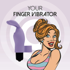 Вібратор на палець – FeelzToys Magic Finger Purple – розкішний силікон, потужний мотор