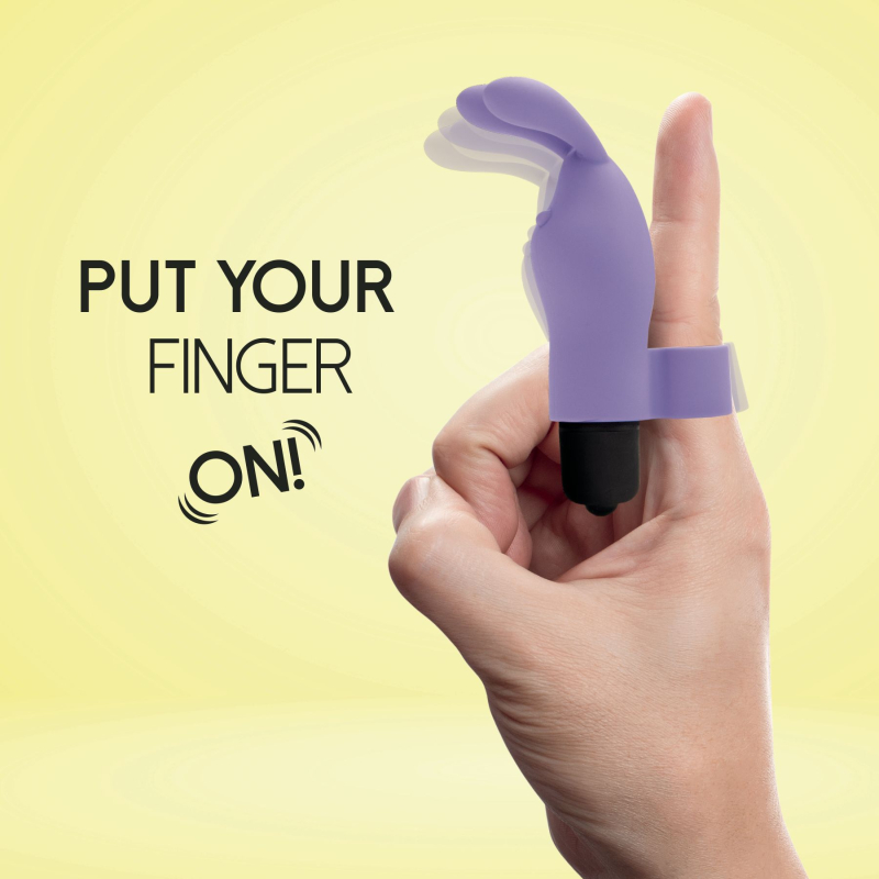 Вібратор на палець – FeelzToys Magic Finger Purple – розкішний силікон, потужний мотор