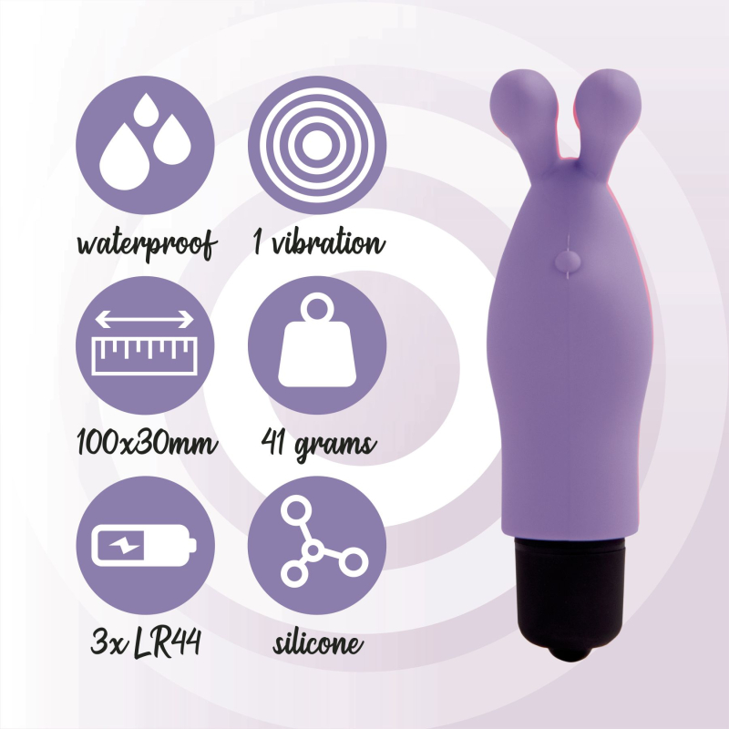 Вібратор на палець – FeelzToys Magic Finger Purple – розкішний силікон, потужний мотор