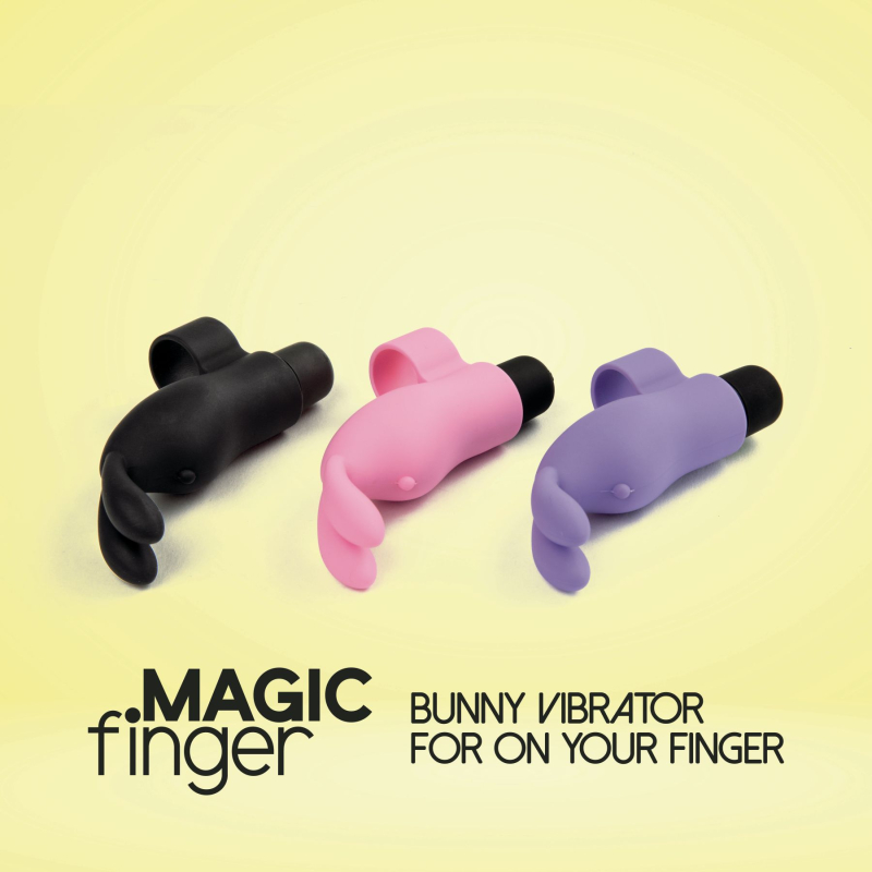 Вібратор на палець – FeelzToys Magic Finger Purple – розкішний силікон, потужний мотор