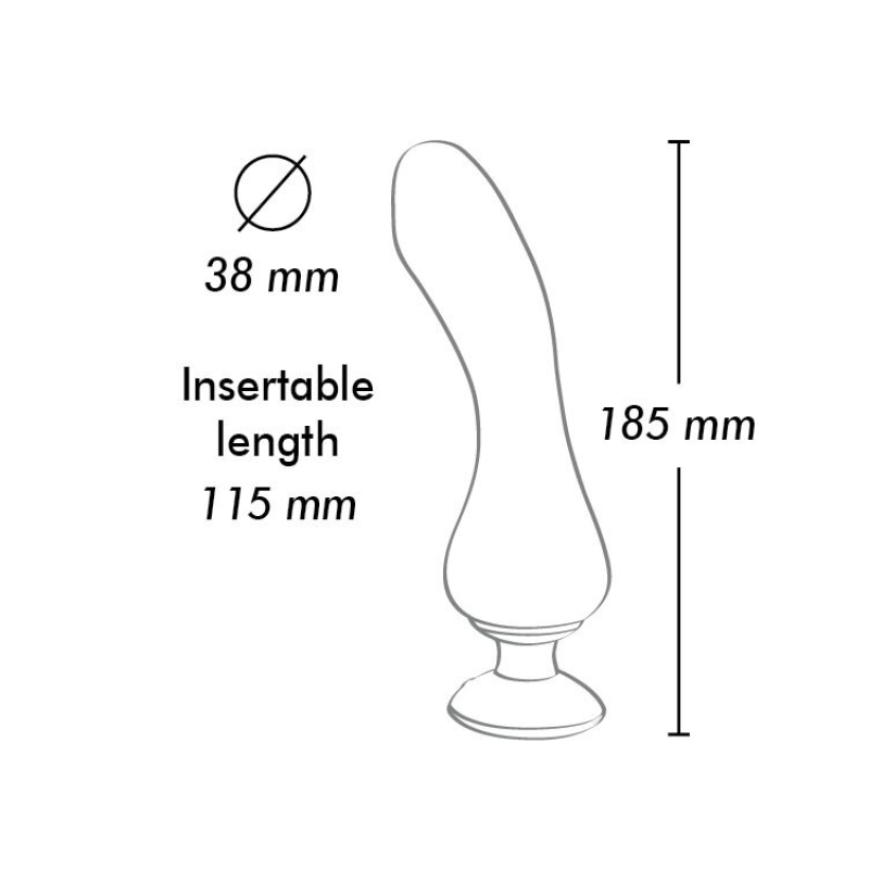 Вібратор точки G з гнучким текстурованим стовбуром – Shunga Sanya Light Pink – 10 режимів + 5 інтенсивності