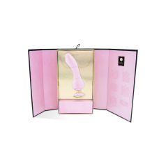 Вібратор точки G з гнучким текстурованим стовбуром – Shunga Sanya Light Pink – 10 режимів + 5 інтенсивності