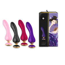Вібратор точки G з гнучким текстурованим стовбуром – Shunga Sanya Light Pink – 10 режимів + 5 інтенсивності