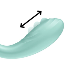 Вибратор с перлинной стимуляцией точки G – Satisfyer Rrrolling Pleasure Mint – 12 вибро-режимов, 7 скоростей