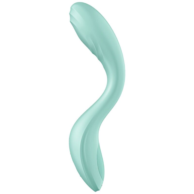 Вібратор з перлинною стимуляцією точки G – Satisfyer Rrrolling Pleasure Mint – 12 вібро-режимів, 7 швидкостей
