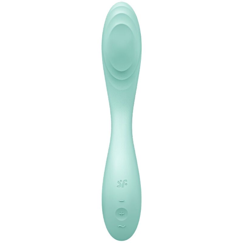 Вібратор з перлинною стимуляцією точки G – Satisfyer Rrrolling Pleasure Mint – 12 вібро-режимів, 7 швидкостей