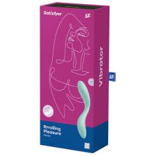 Вибратор с перлинной стимуляцией точки G – Satisfyer Rrrolling Pleasure Mint – 12 вибро-режимов, 7 скоростей