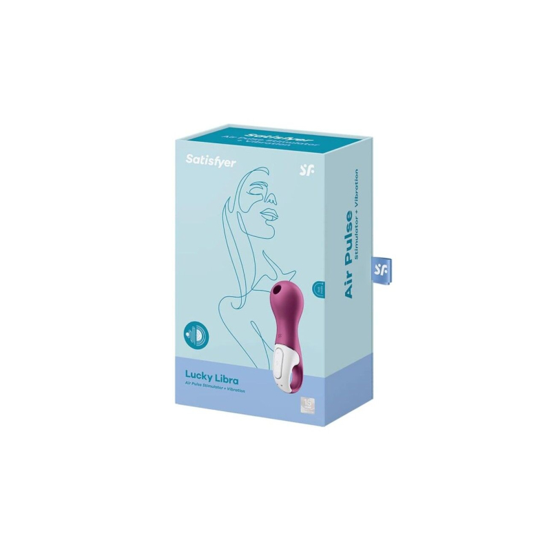 Вибромассажер с вакуумной стимуляцией – Satisfyer Lucky Libra – 11 уровней вакуума, 12 режимов вибрации
