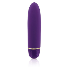 Вібропуля – RIANNE S Classique Vibe – 7 режимів, чохол-косметичка Pride Deep Purple