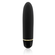 Вібропуля – RIANNE S Classique Vibe – 7 режимів, чохол-косметичка Stud Black
