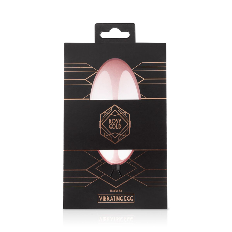 Віброяйце з пультом управляння Rosy Gold Nouveau Vibrating Egg – 7 режимів вібрації та 3 швидкості