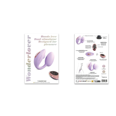 Віброяйце з вакуумною кліторальною стимуляцією – Love To Love Wonderlover VIVA MAUVE