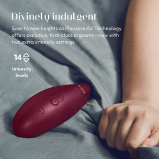 Womanizer Premium 2 Bordeaux – Вакуумний кліторальний стимулятор з функціями Autopilot, Smart Silence