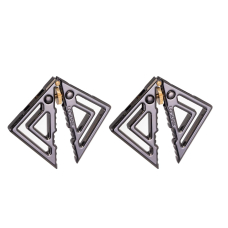 Зажимы для сосков с легкой подвеской LOCKINK Adjustable Nipple Clamps with Light Pendant - Grey