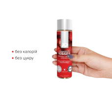 Змазка на водній основі JO H2O – Strawberry Kiss (120 мл) без цукру, рослинний гліцерин